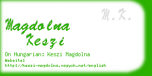 magdolna keszi business card